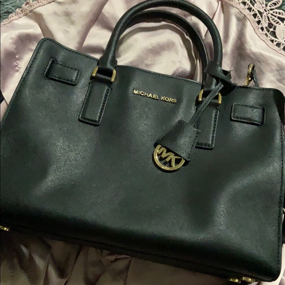 Michael Kors black cross body bag